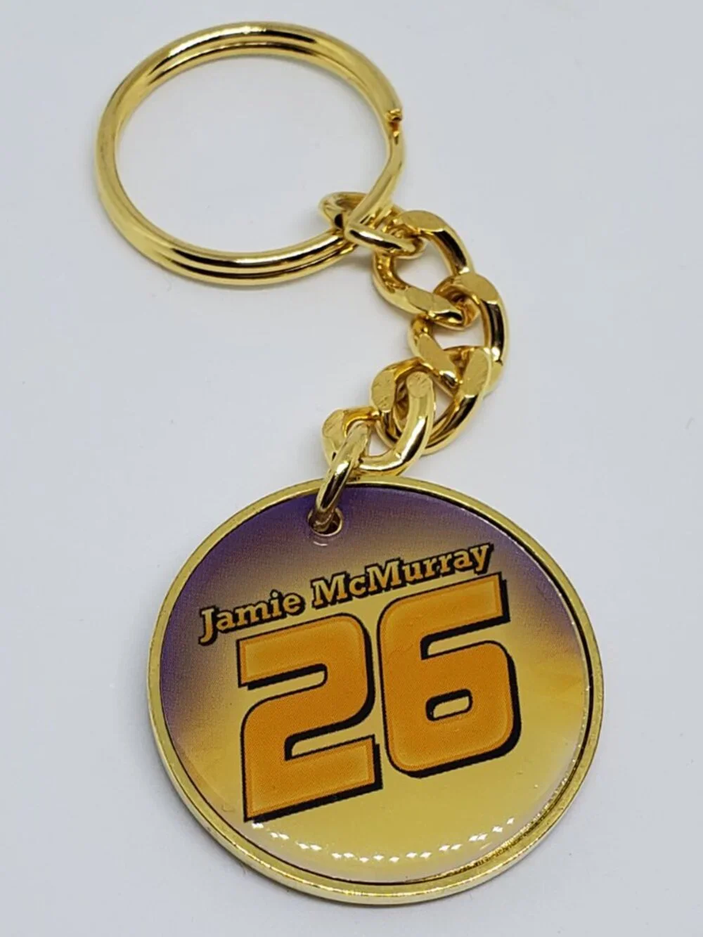 Crown Royal Whiskey Promotional Keychain #26 Jamie McMurray NASCAR Key Chain NEW